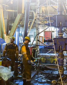 offshore platform crews often work in isolation